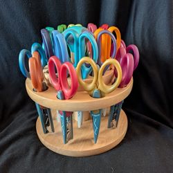 Set 2 , 20 Assorted Long &Wide Kraft Edger Scissors 