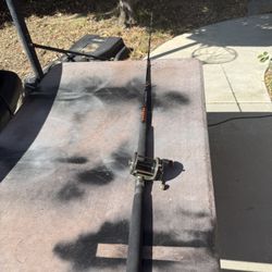 Fishing Pole With Reel 7ft