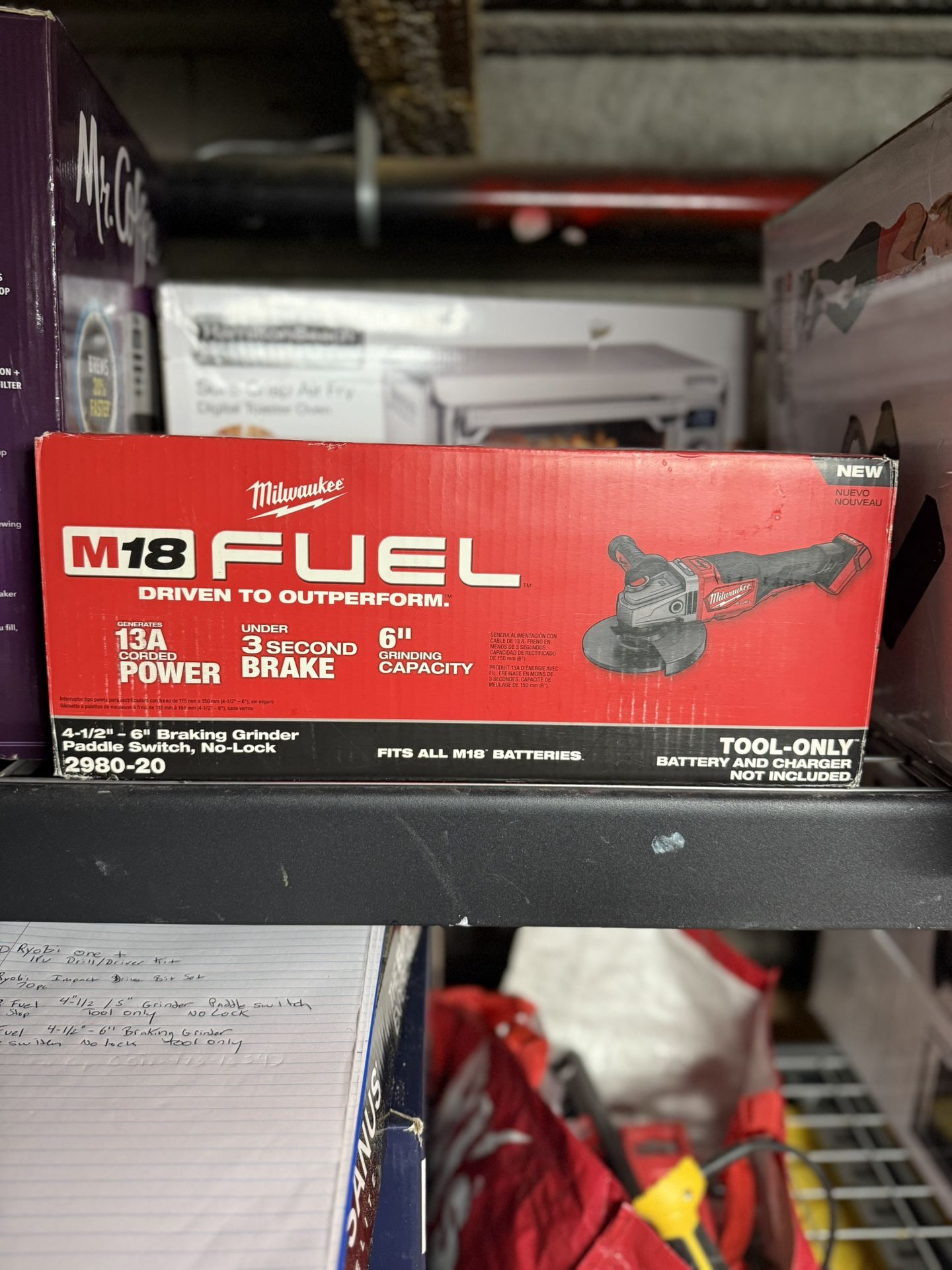 M18 Fuel 4-1/2”-6” Tool Only