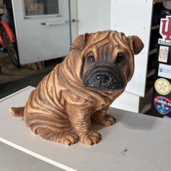 Sharpei Dog Figurine  