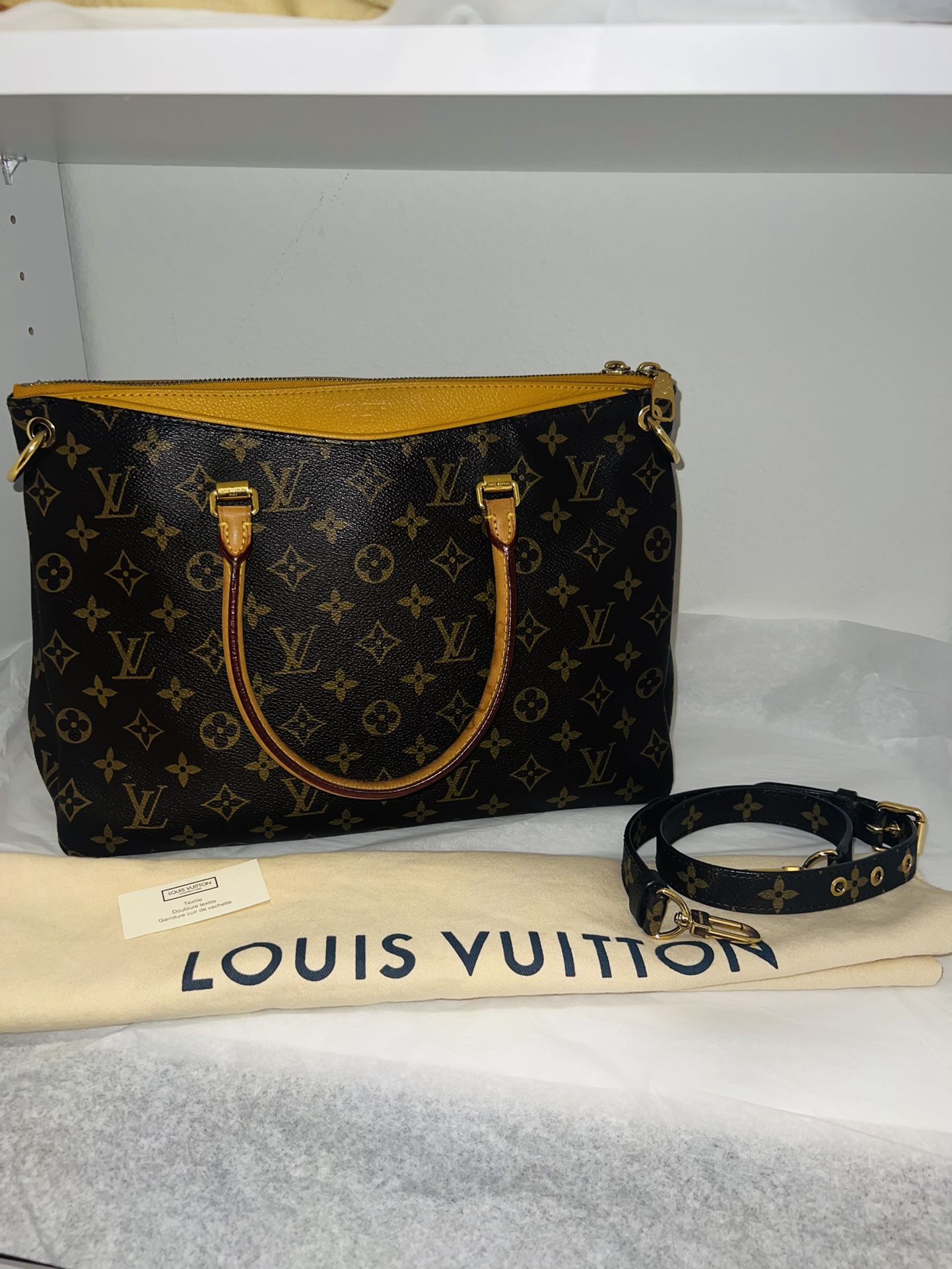 Louis Vuitton Pallas Bag 100% Authentic 