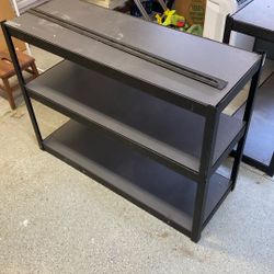 2 Sturdy Shelf Stands W48 X H36 X D18 Inches