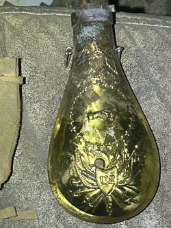 Authentic Mexican American war powder horn