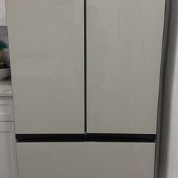 White samsung refrigerator