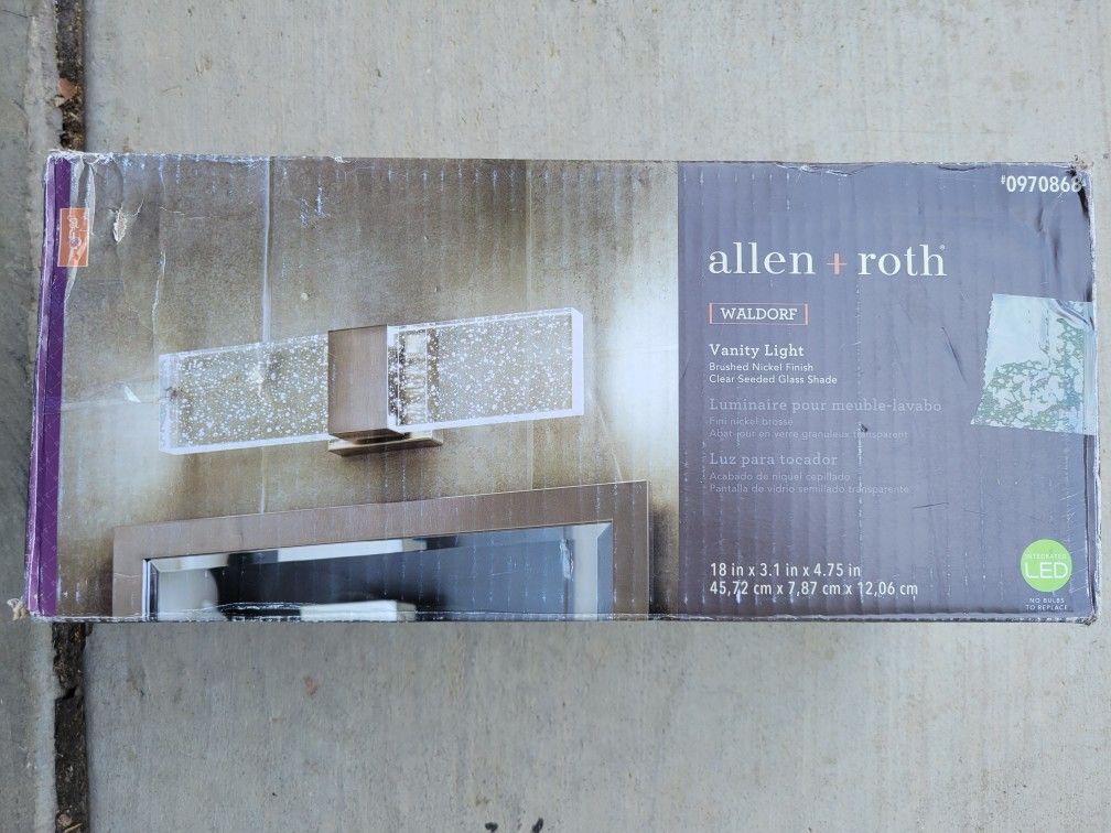 Allen and roth 2024 waldorf vanity light