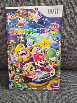 Mario Party 9 Wii Instruction Booklet