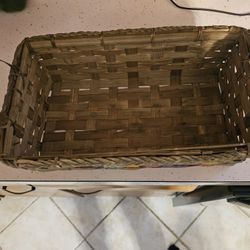 Basket With Fruit On The Front 
