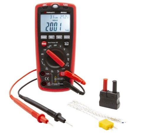 Triplett 9055 6-in-1 4000 Digital Multimeter and Multi-Tester