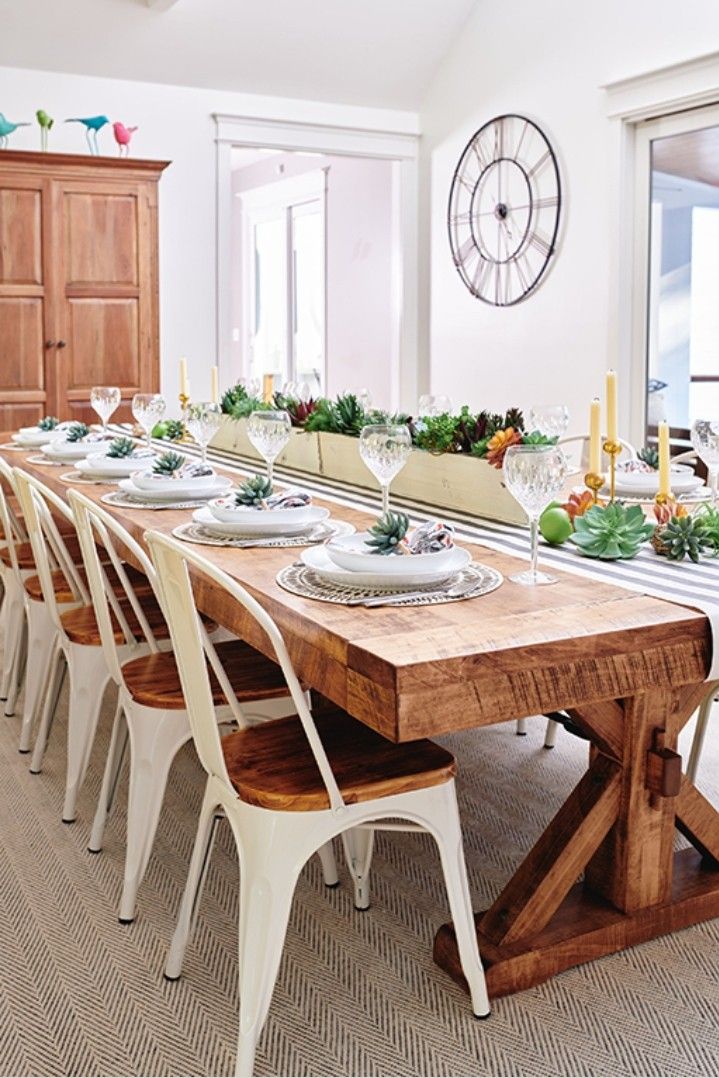 Farm Style Dining Tables .