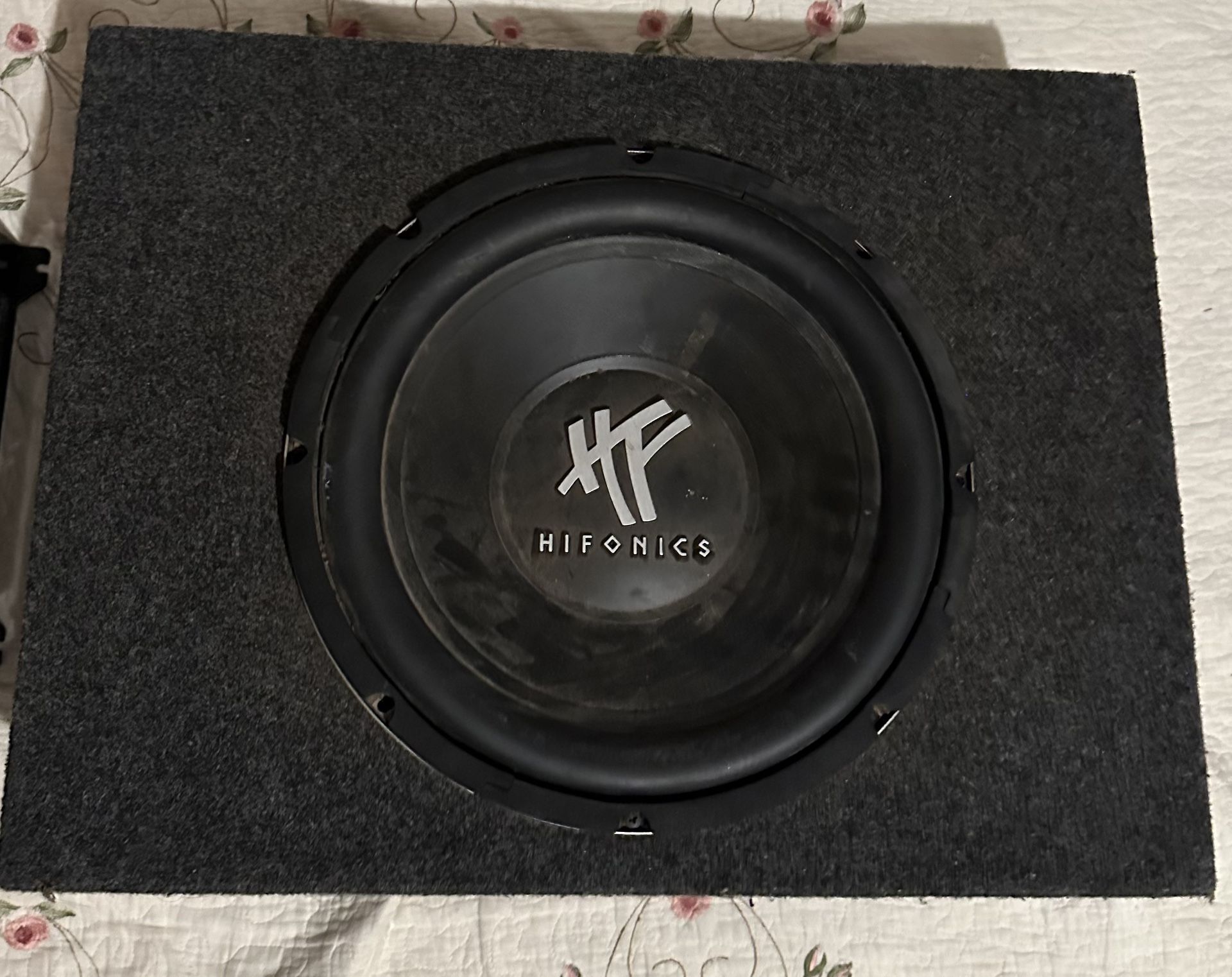 10 sub and a 1000 watt amp
