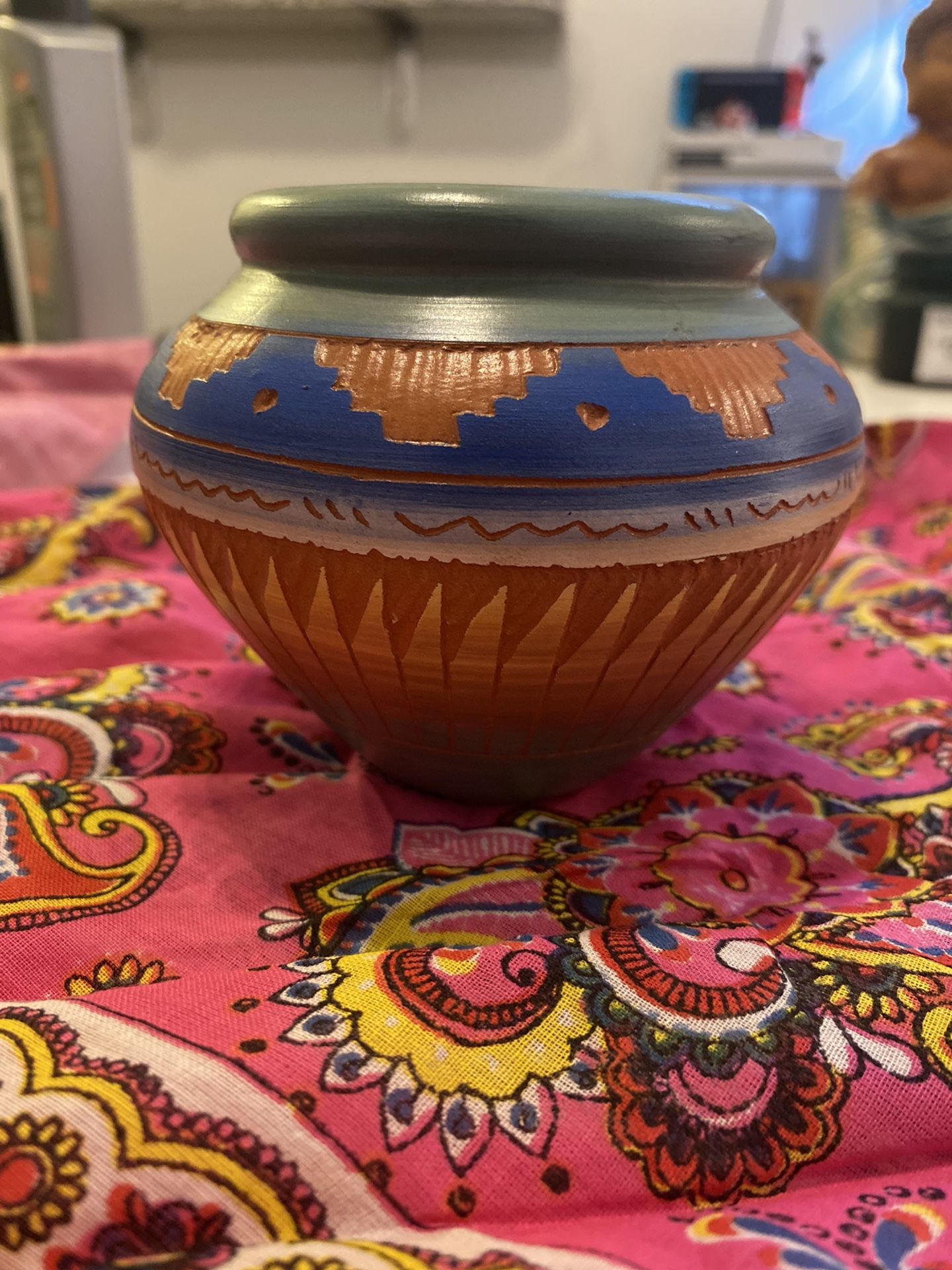Small Hand Made Ceramic Pot