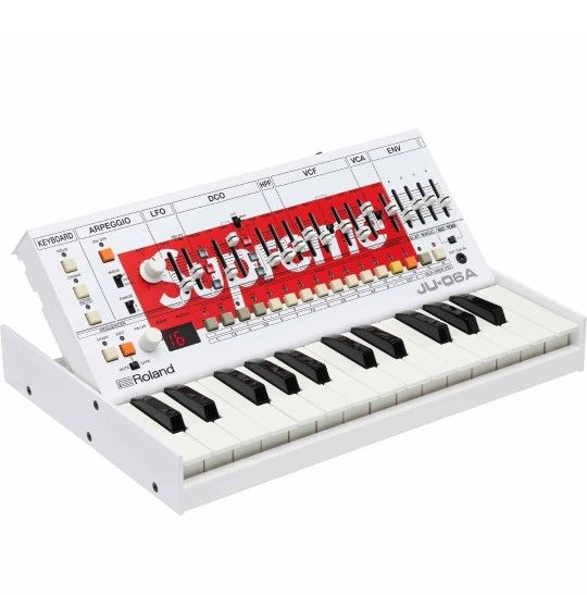 Supreme X Roland Ju-06a Synthesizer Keyboard Production
