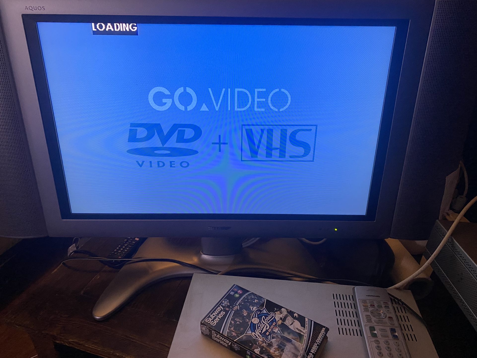 Sharp LC-30HV4U Liquid Crystal TV & AVC System Box & Controller Video Gaming TV