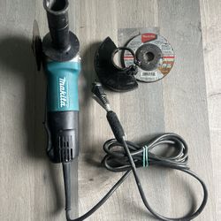 Makita 7.5 Amp 4-1/2 in. Corded Paddle Switch Angle Grinder 