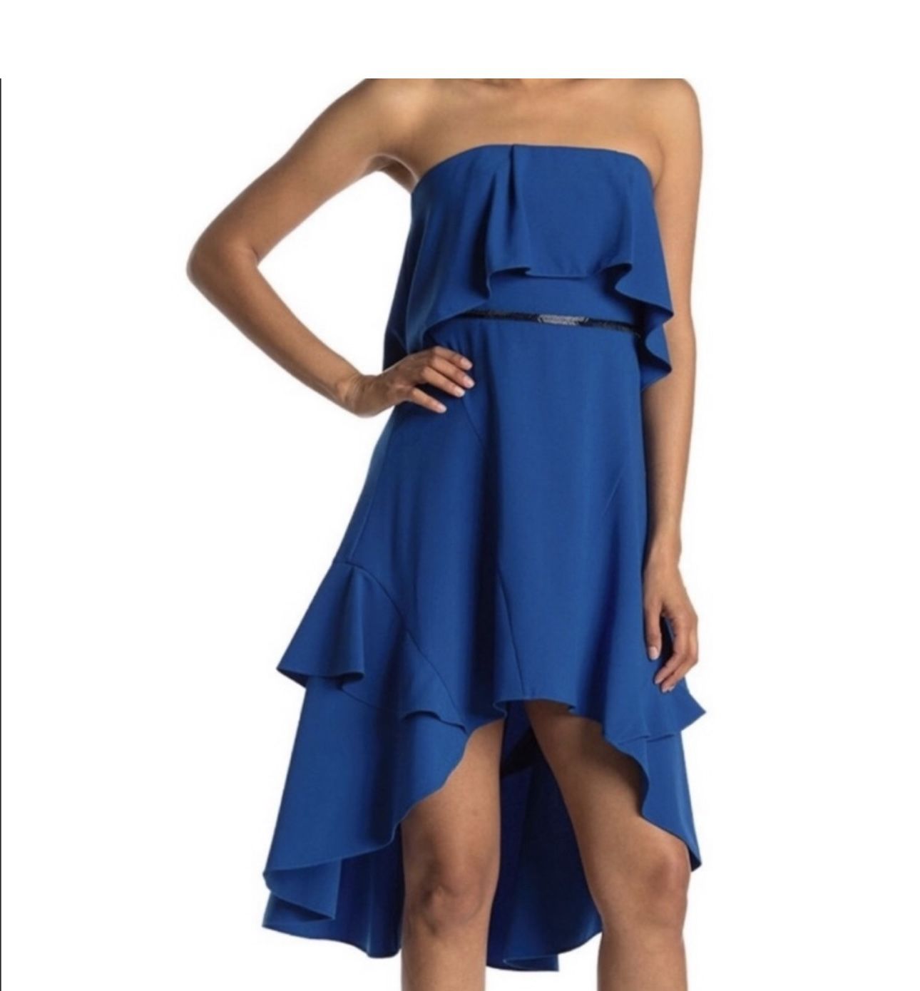 HALSTON HERITAGE "strapless dress" Size 6