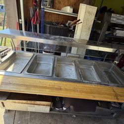 Steam Table With 5 Pans 