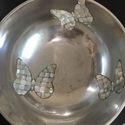 Vintage Towle Silver Smith Bowl 12” In Diameter. 