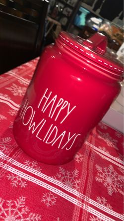 Rae Dunn holiday Jar