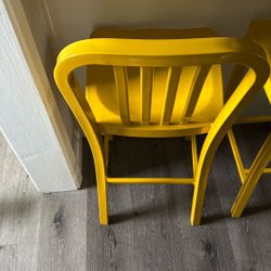 36 Inch Tall metal chairs 