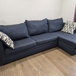 Sofa Sleeper With Mattress Chaise 112"
