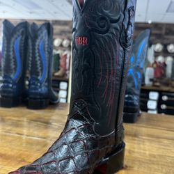 Men’s Black cherry fish boot