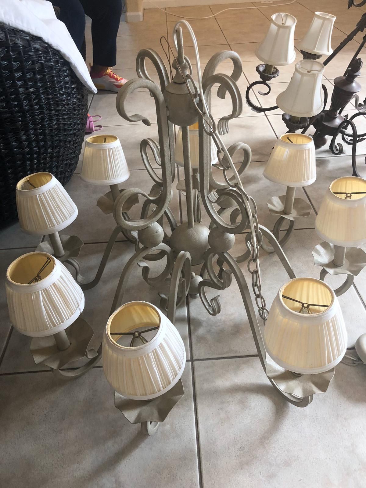 Chandeliers and lamps all for $30