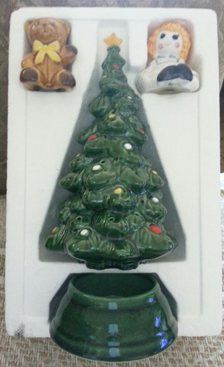 Vintage Avon "Merry Christmas Tree Hostess Set"