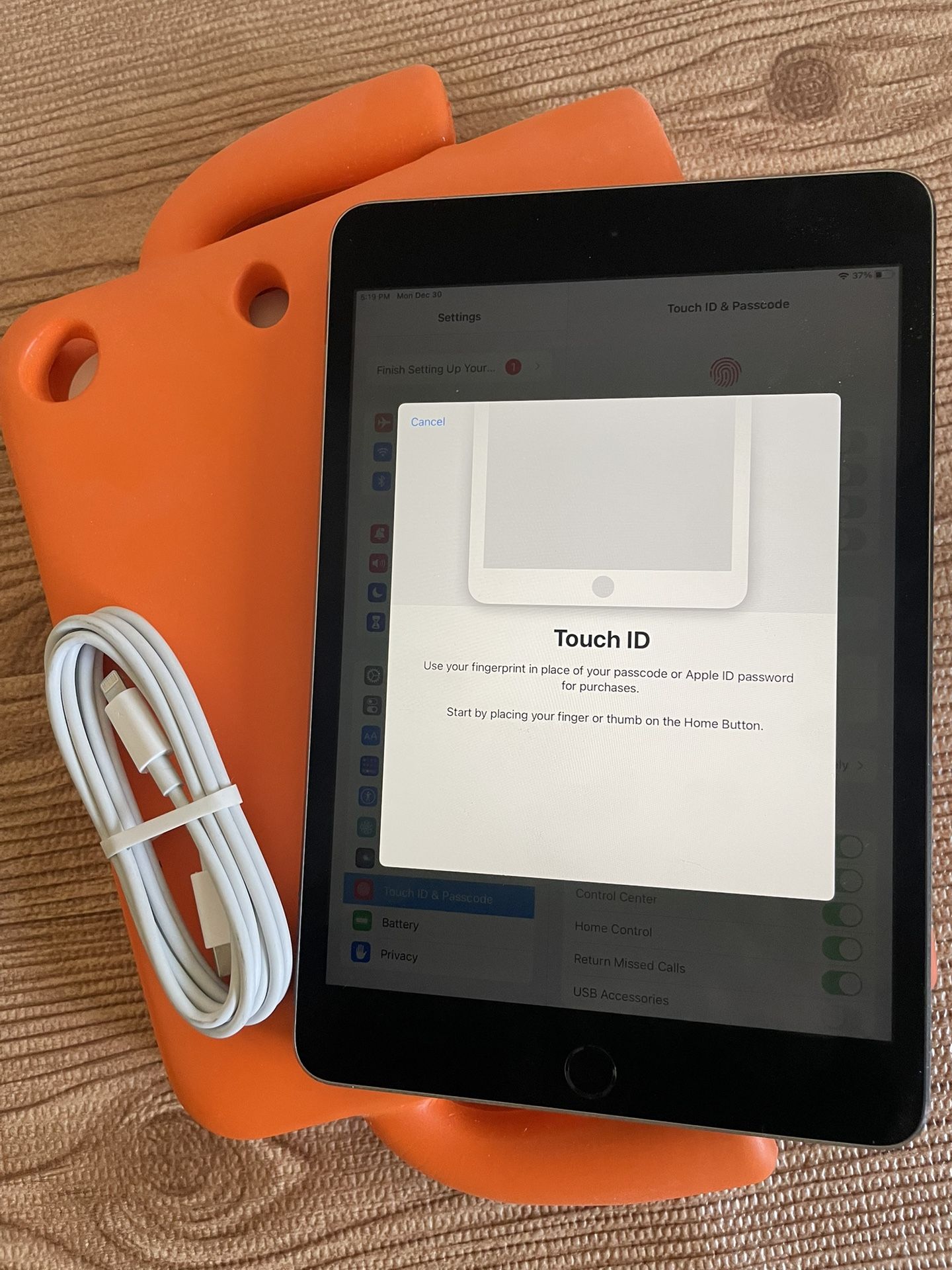 Apple iPad Mini 4th Generation 16GB unlocked with new kids protective case and cable Electronics & Media