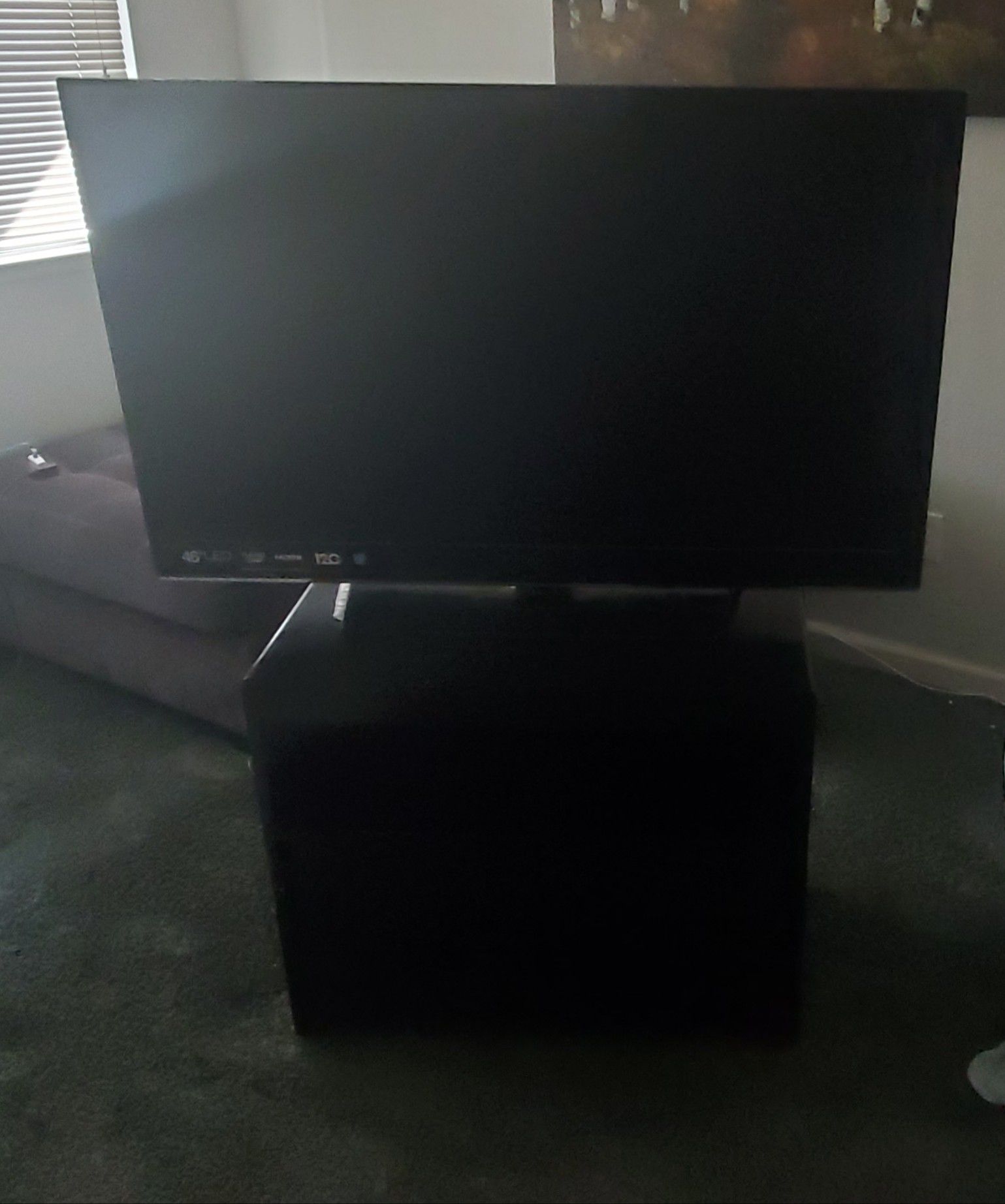 46 Tv/ stand combo.