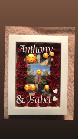 Shadow box with pictures