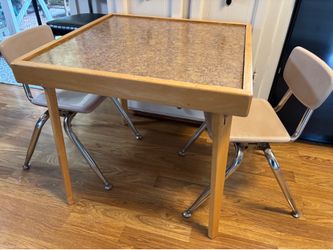 Child's Table and Chairs, MCM