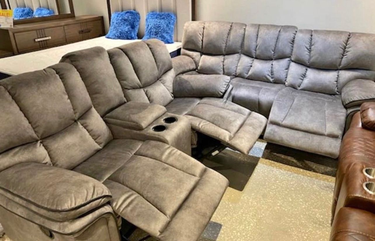 Barcelona two piece sofa and loveseat $1099