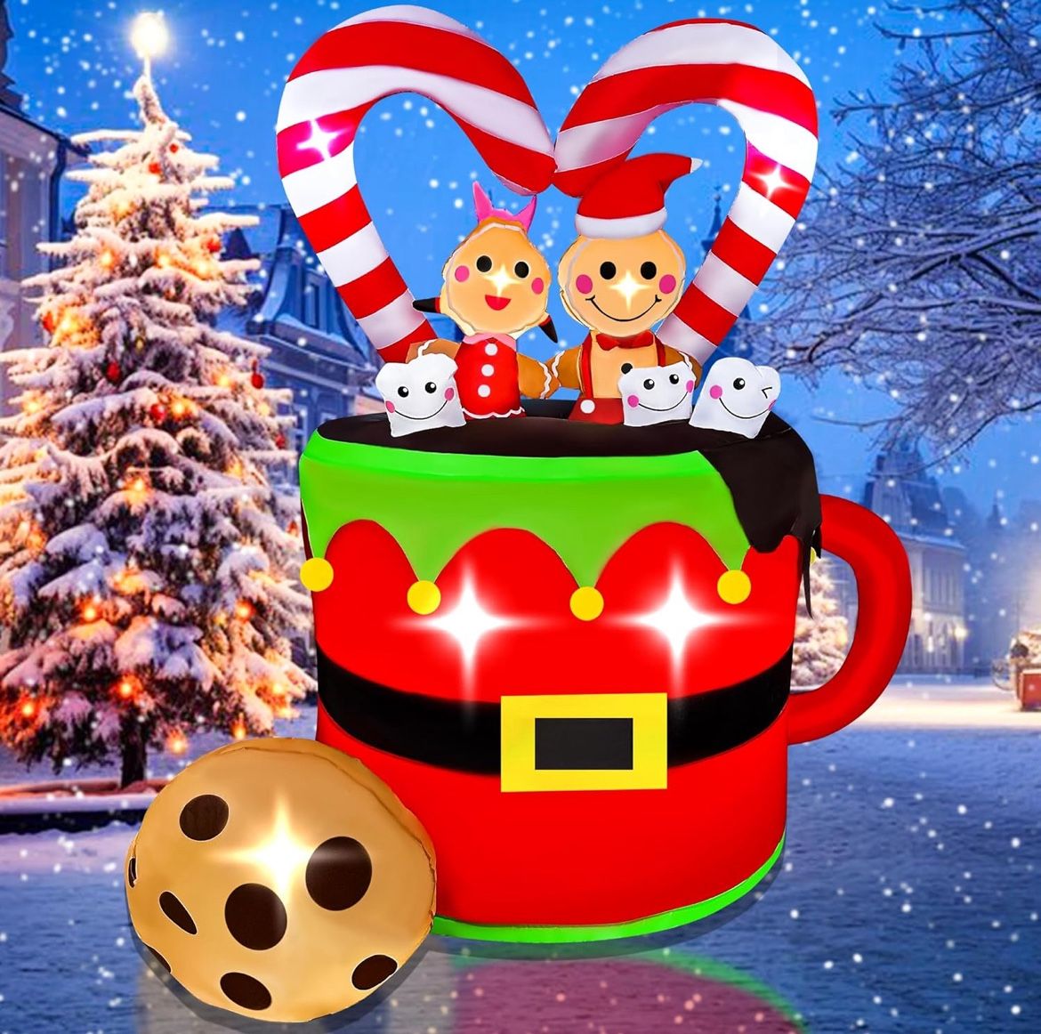 6 FT Christmas Inflatables Outdoor Decoration