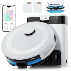Lefant LiDAR Robot Vacuum and Mop, 45-Day Self-Emptying, 190° PSD Obstacle Avoidance, Customized Cleaning, Multi-Floor Mapping#2220CUP1
