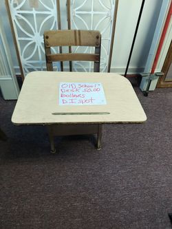 Old Wooden School Desk 10 Dollars  Special Today Only Sunday