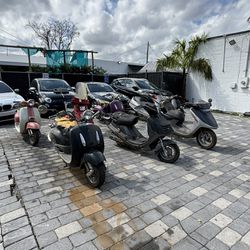 8 japanese scooters 