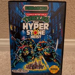 Teenage Mutant Ninja Turtles The Hyperstone Heist Enhanced Sega Genesis Video Game