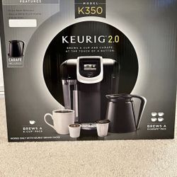 Keurig 2.0 Model K350 never used