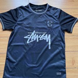 All Blacked Out Stussy Brazil Jersey