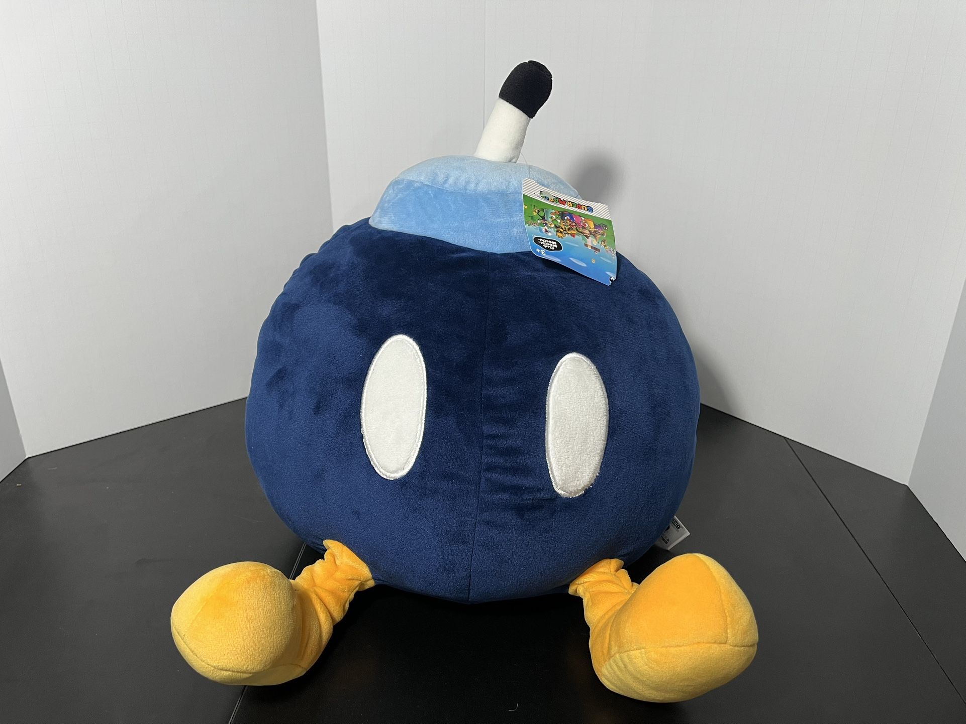 Nintendo Club Mocchi mocchi Mega 15" Plush Super Mario Bob-Omb Toy New With Tag