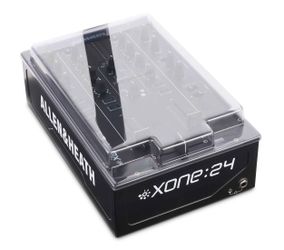 Decksaver PC-XONE24 Smoked Clear Cover for Allen & Heath XONE:24 and 24C DJ Mixer