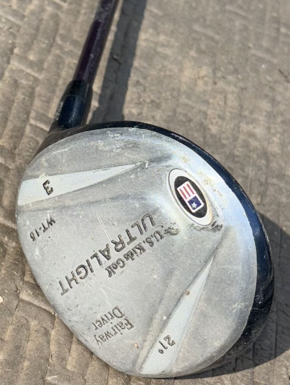 Ultralight US Kids golf 3 Fairway driver WT-15