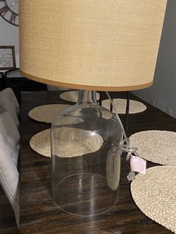 Oversized Glass Lamp