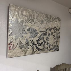 Large Mosaic Mirror Wall Art Modern Decor