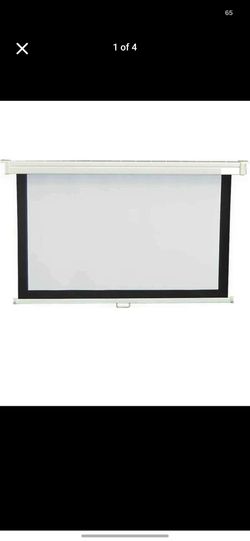 Vutec Consort Manual Deluxe Projection Screen 45x72 16:10 Format MUST GO $10