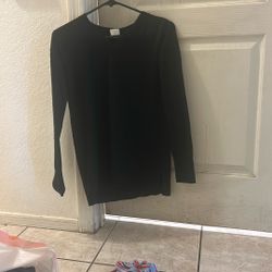 Black Sparkly Long Sleeved Sweater