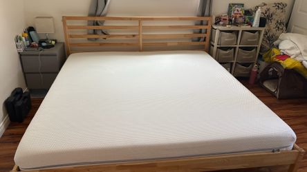 IKEA Mattress and bed frame KING Size