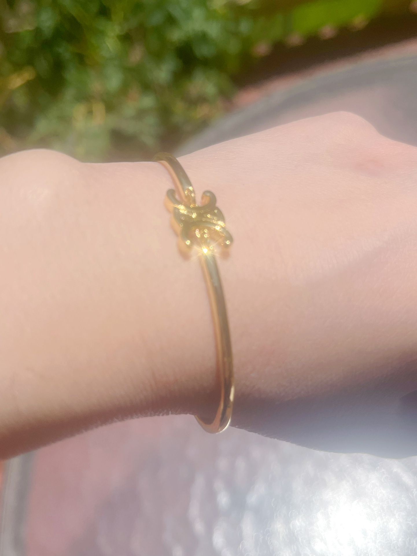 CélineBrass bracelet gold FN