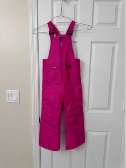 Kids size 5/6 AQ winter snow bibs excellent condition located in Weston