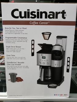 Cuisinart Coffee Center 2-in-1 12-Cup Coffeemaker & Single Serve Brewer